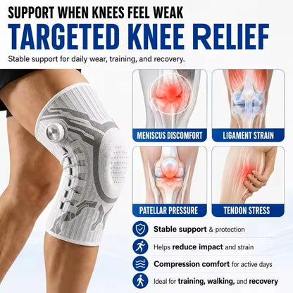 Adjustable Dial Knee Brace with Side Support